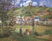 Camille Pissarro Landscape at Chaponval oil painting artist